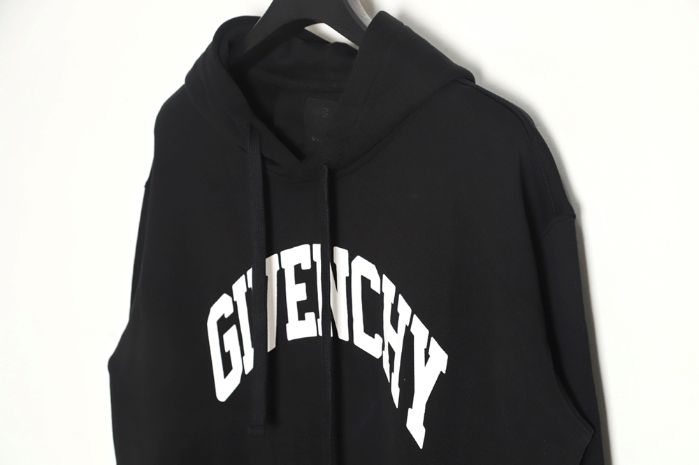 Givenchy 22FW letter print hooded sweatshirt