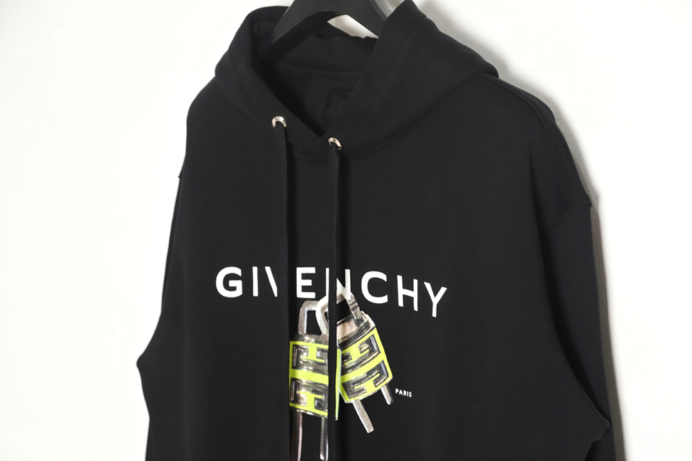 Givenchy 22FW Lock Letter Hoodie Hoodie