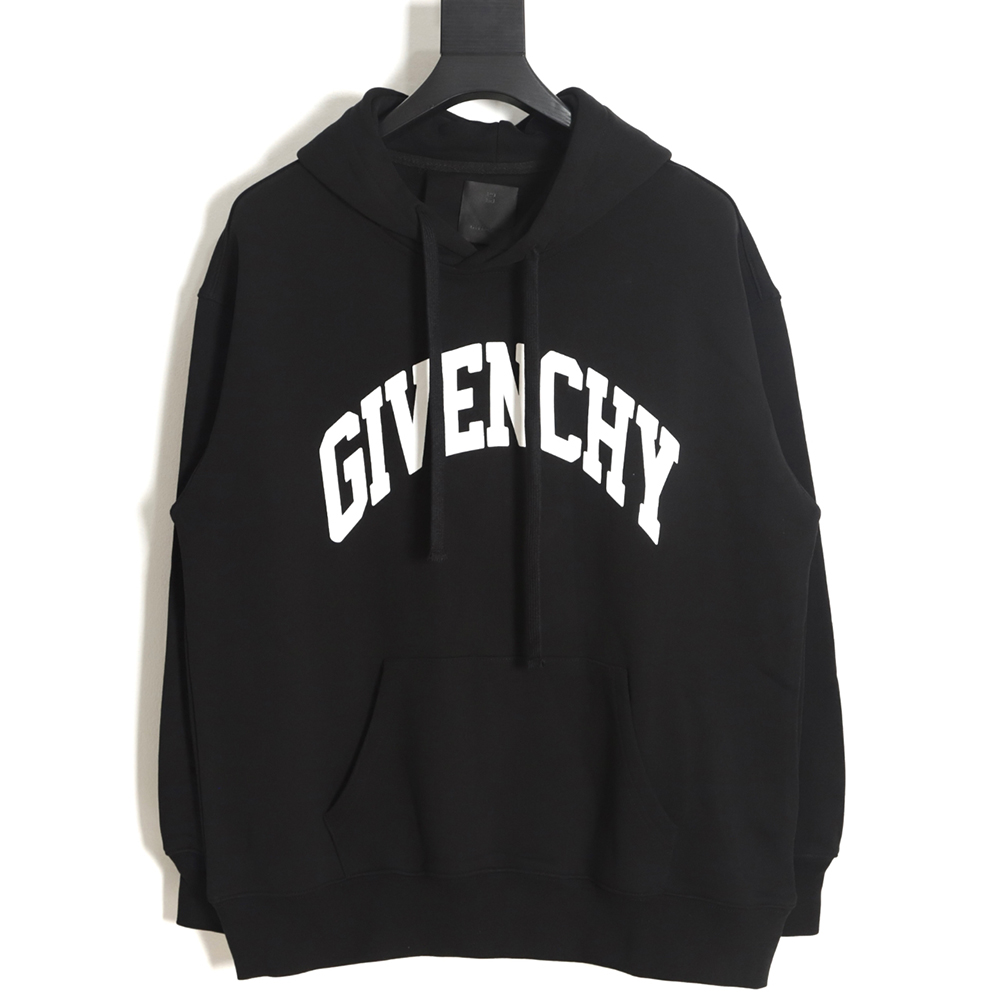 Givenchy 22FW letter print hooded sweatshirt