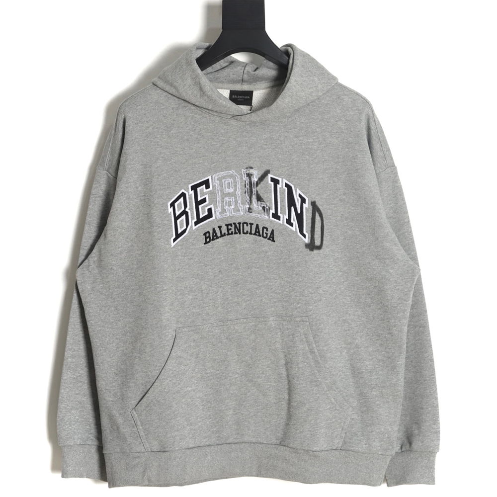 Ba*len*cia*ga 23fw patch patch hoodie