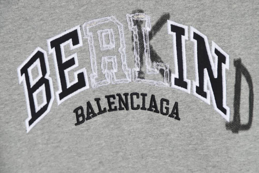 Ba*len*cia*ga 23fw patch patch hoodie
