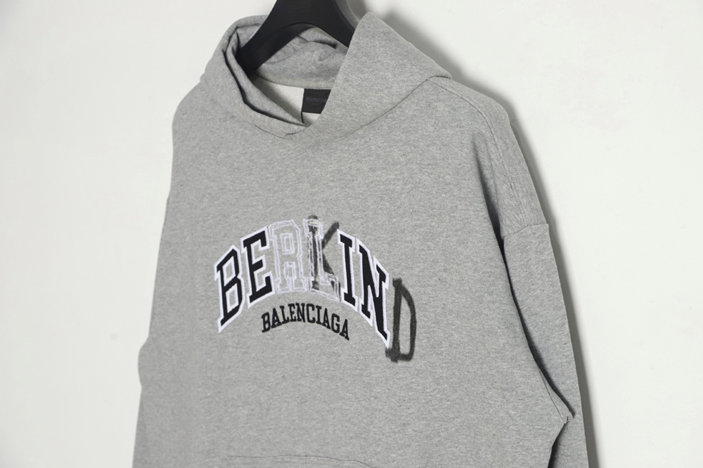 Ba*len*cia*ga 23fw patch patch hoodie