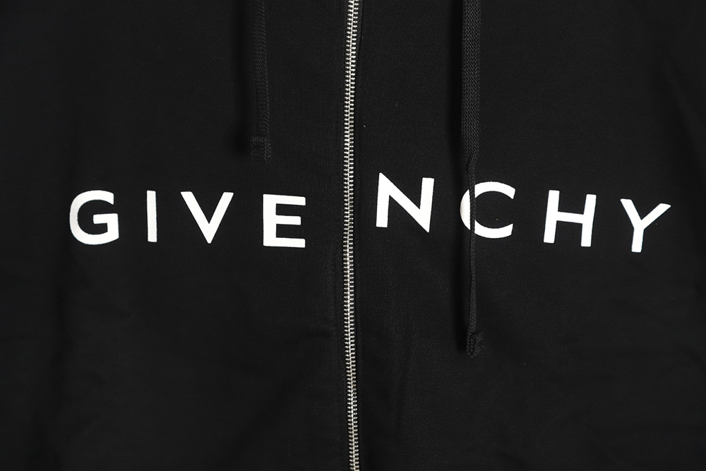 Givenchy heavy-tech knitted sweater patchwork jacket