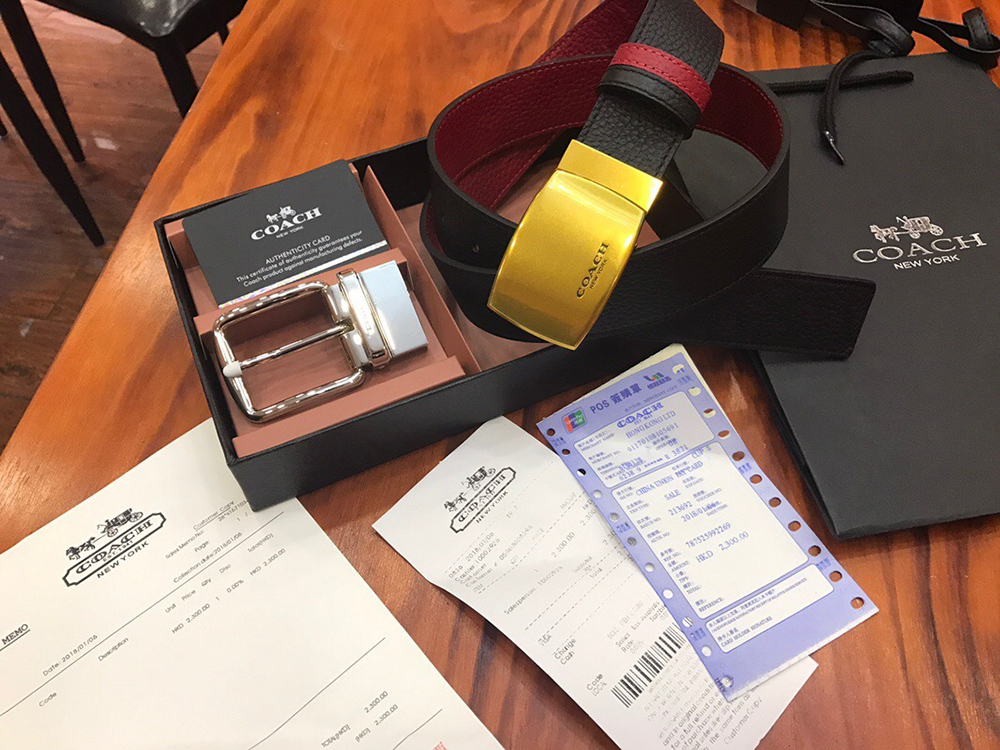 Coach Belts 88290 38MM