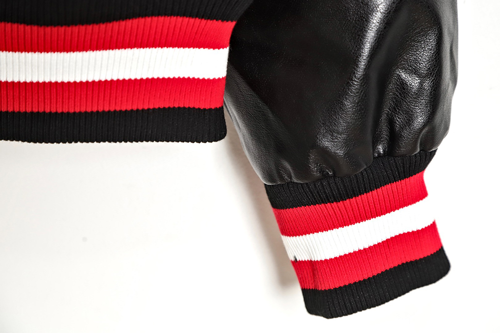 Ba*len*cia*ga letterlock embroidered baseball jersey