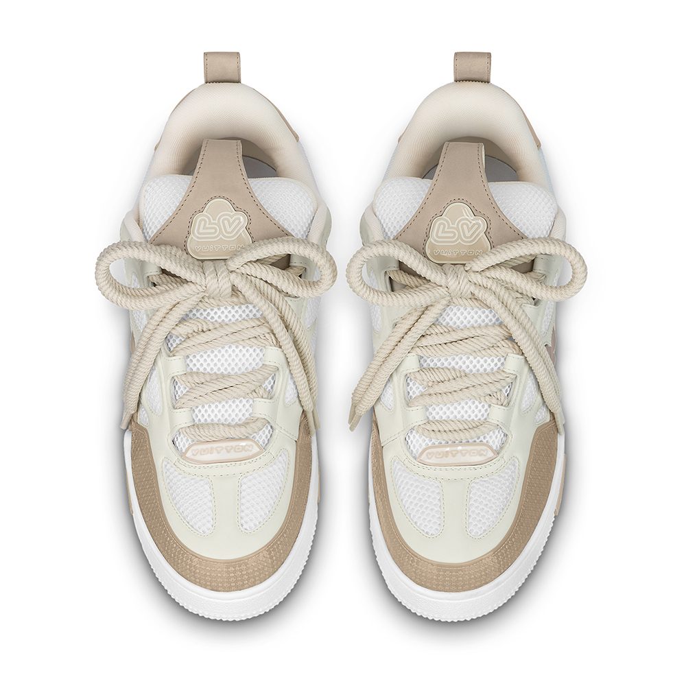 l0*is V*t0n lv skate sneaker beige white