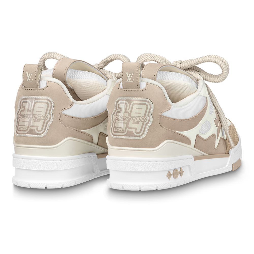 l0*is V*t0n lv skate sneaker beige white