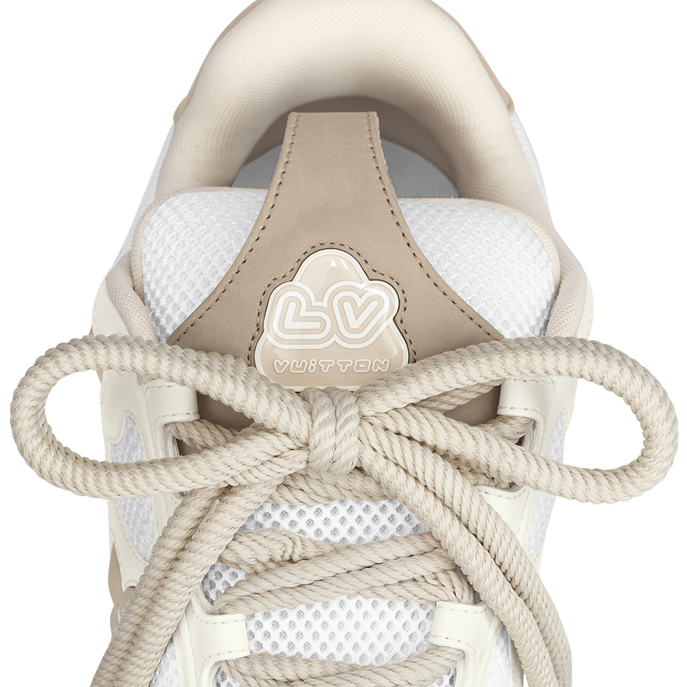 l0*is V*t0n lv skate sneaker beige white