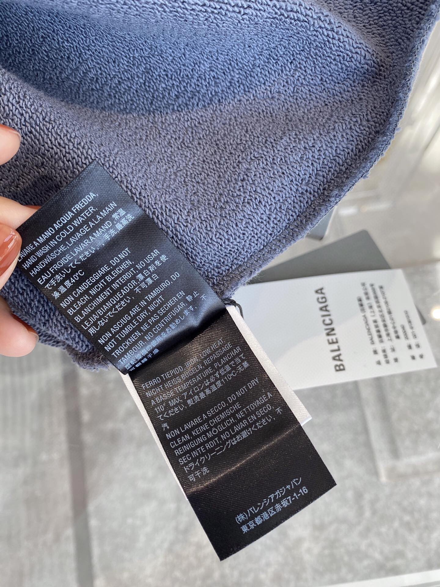 Ba*len*cia*ga portrait print hooded sweatshirt