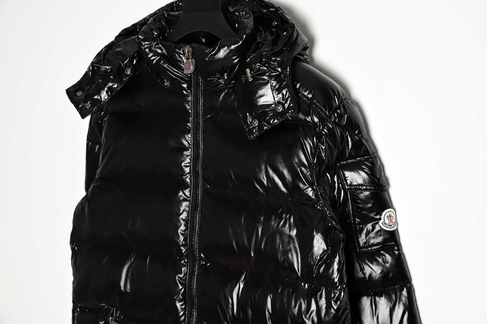 Moncler Maya armband pocket down jacket