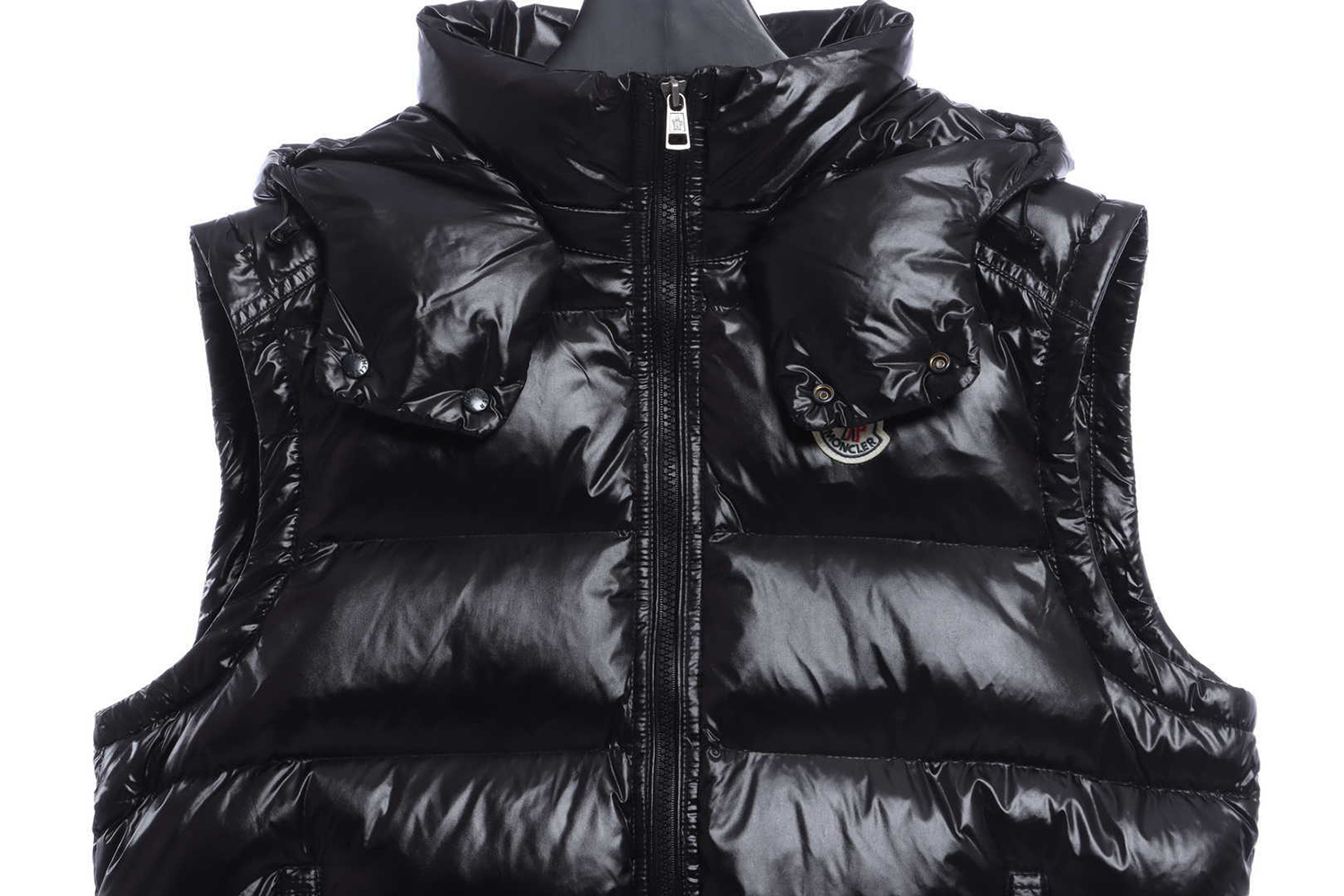 Moncler classic logo hooded vest