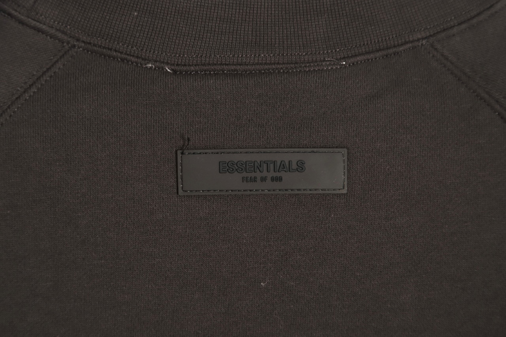 FEAR OF GOD essential multi-thread flocked 77 printed round neck sweatshirt