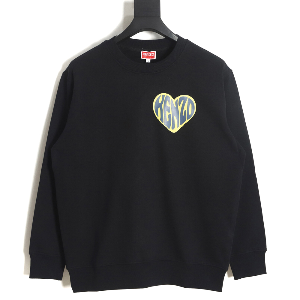 Kenzo 23FW small love printed round neck sweatshirt