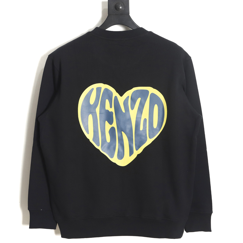 Kenzo 23FW small love printed round neck sweatshirt