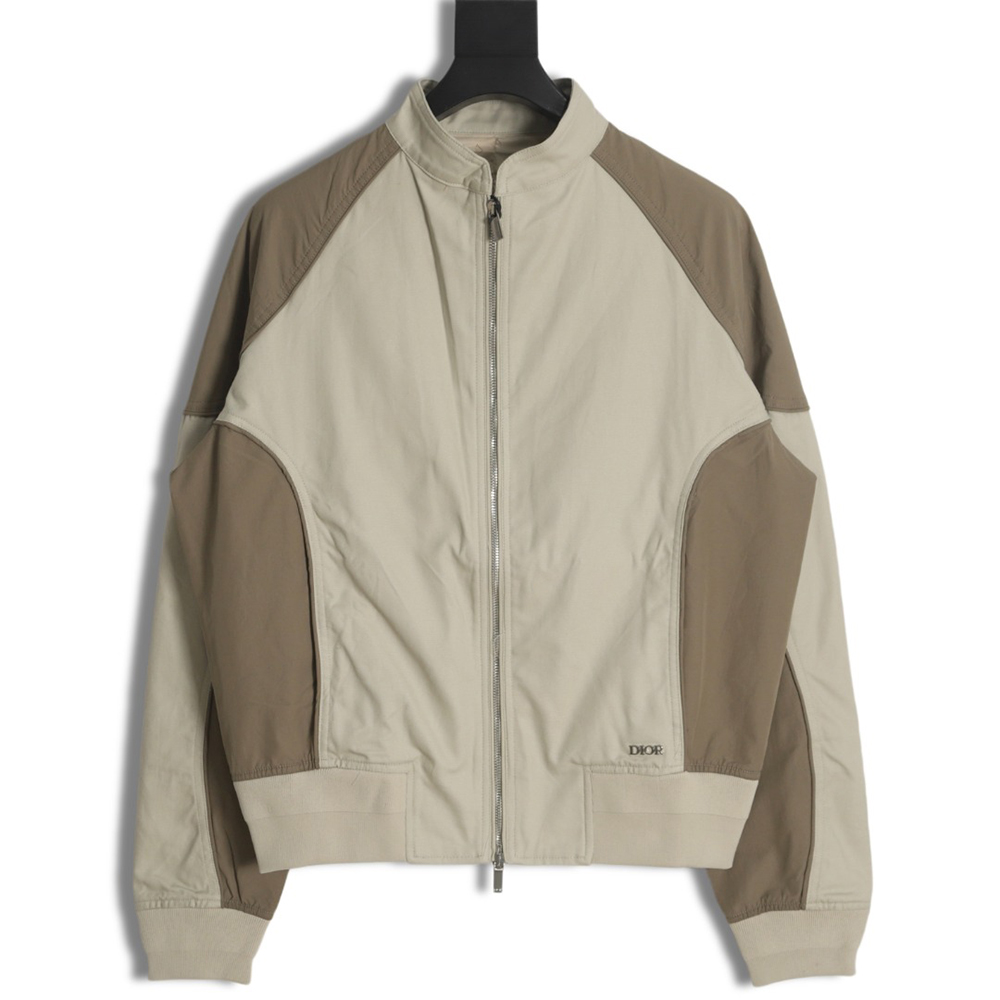 D*or 23ss autumn and winter new stand collar long sleeve flight jacket