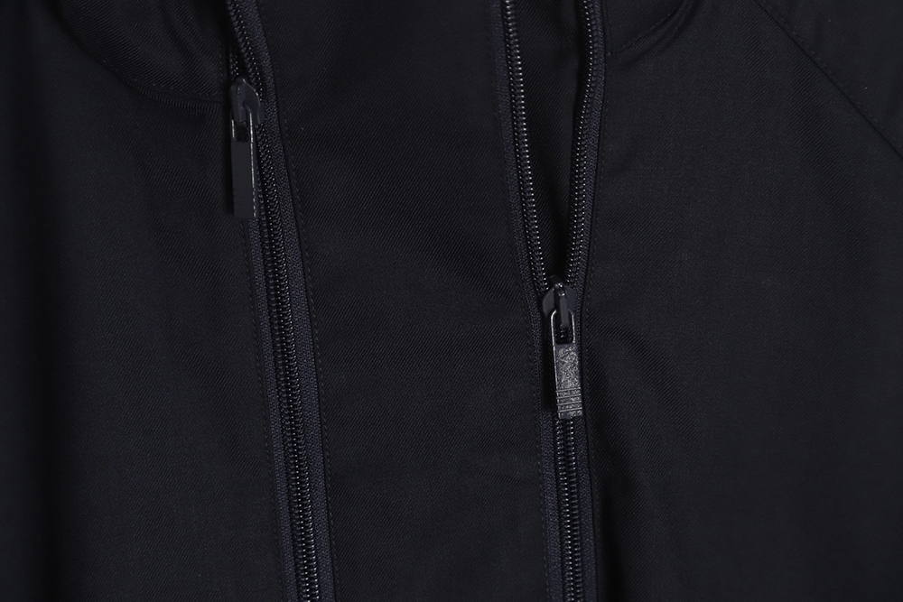 Thom Browne White Quad Bar Double Zip Jacket