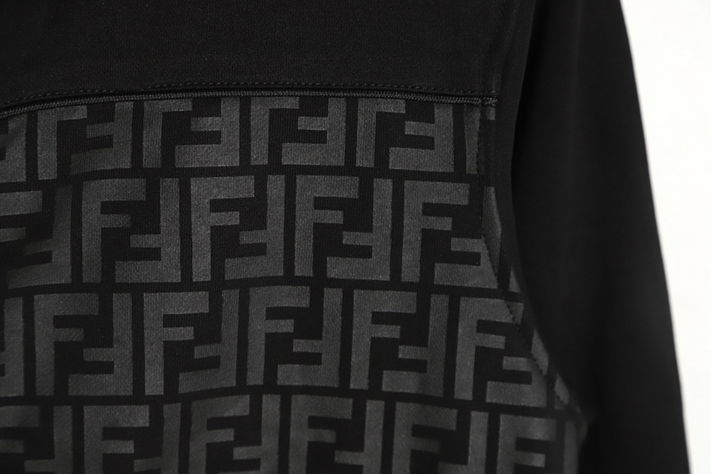 F**di 23fw double f presbyopic patchwork zipper jacket