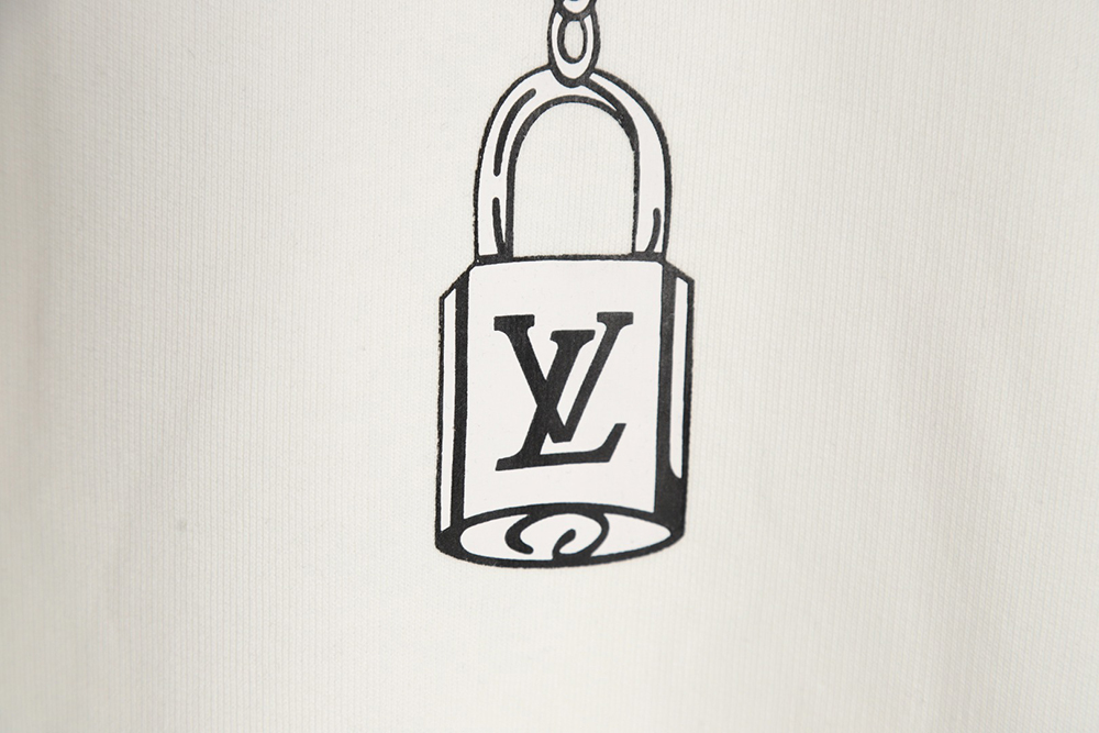 l0*is V*t0n colorful printed beaded chain sweatshirt