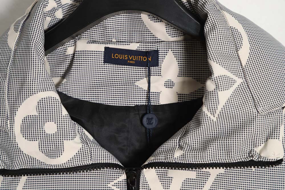 l0*isV*t0n l0*is V*t0n vintage printed windbreaker zipper coat