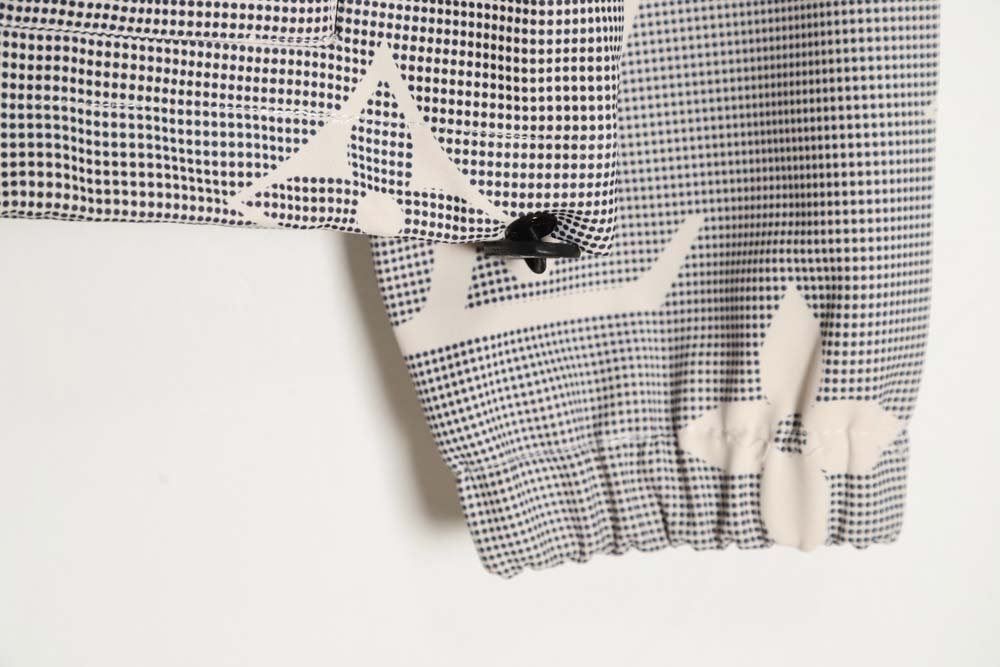 l0*isV*t0n l0*is V*t0n vintage printed windbreaker zipper coat