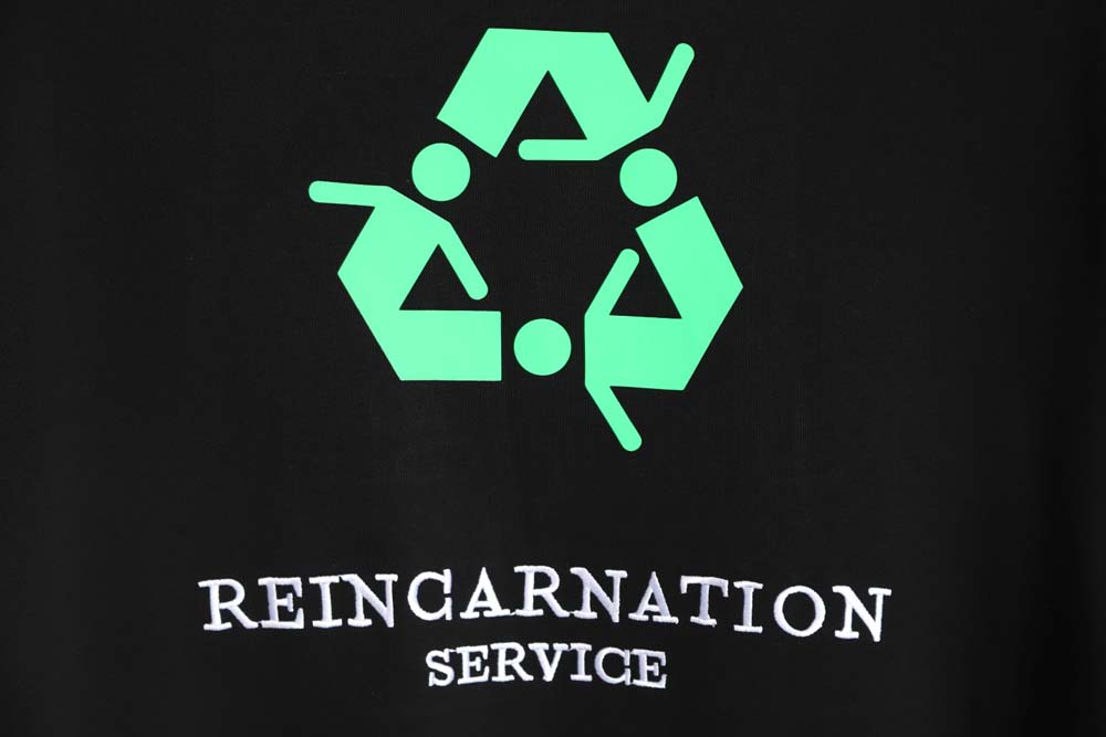 Vetements Weitemeng 23SS Tie-dye gradient wash vintage round neck sweater _CM_1