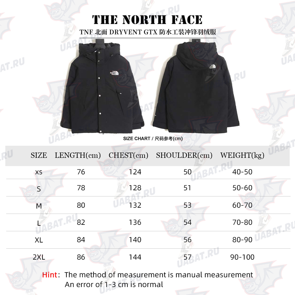 the nor*h f**e t*f nor*h f**e dryvent gore-tex waterproof workwear charge down jacket_cm_4