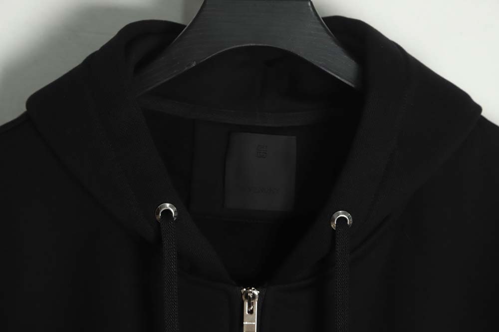 Givenchy 22FW lock double slider heavy velvet zipper jacket