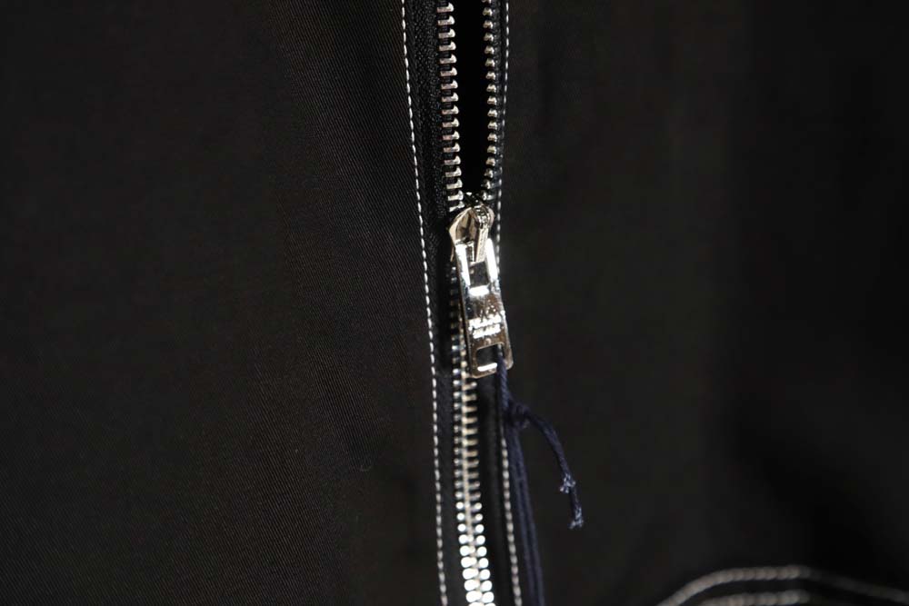 Pra*a prd 23fw contrast topstitch canvas jacket