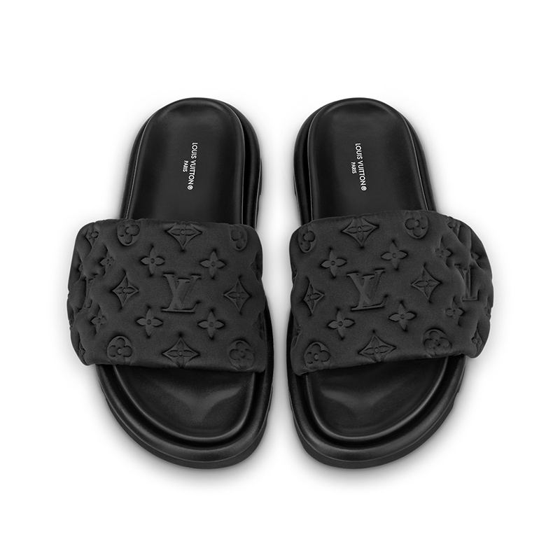 l0*is V*t0n pool pillow flat comfort mule