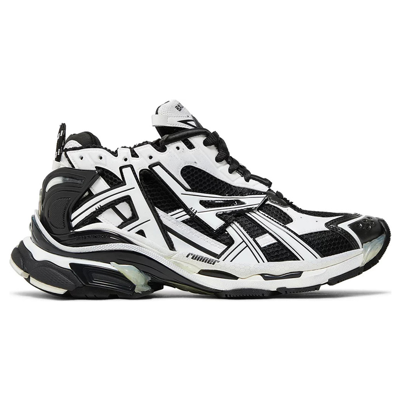 Ba*len*cia*ga runner sneaker ''black white''