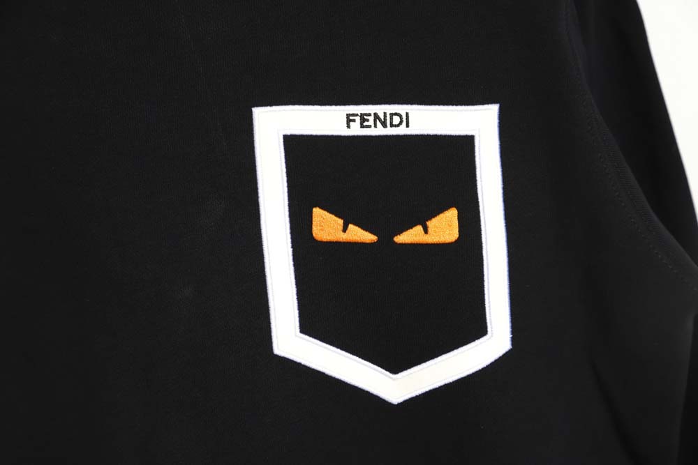 F**di F**di fd fake pocket monster eyes round neck sweatshirt_cm_1