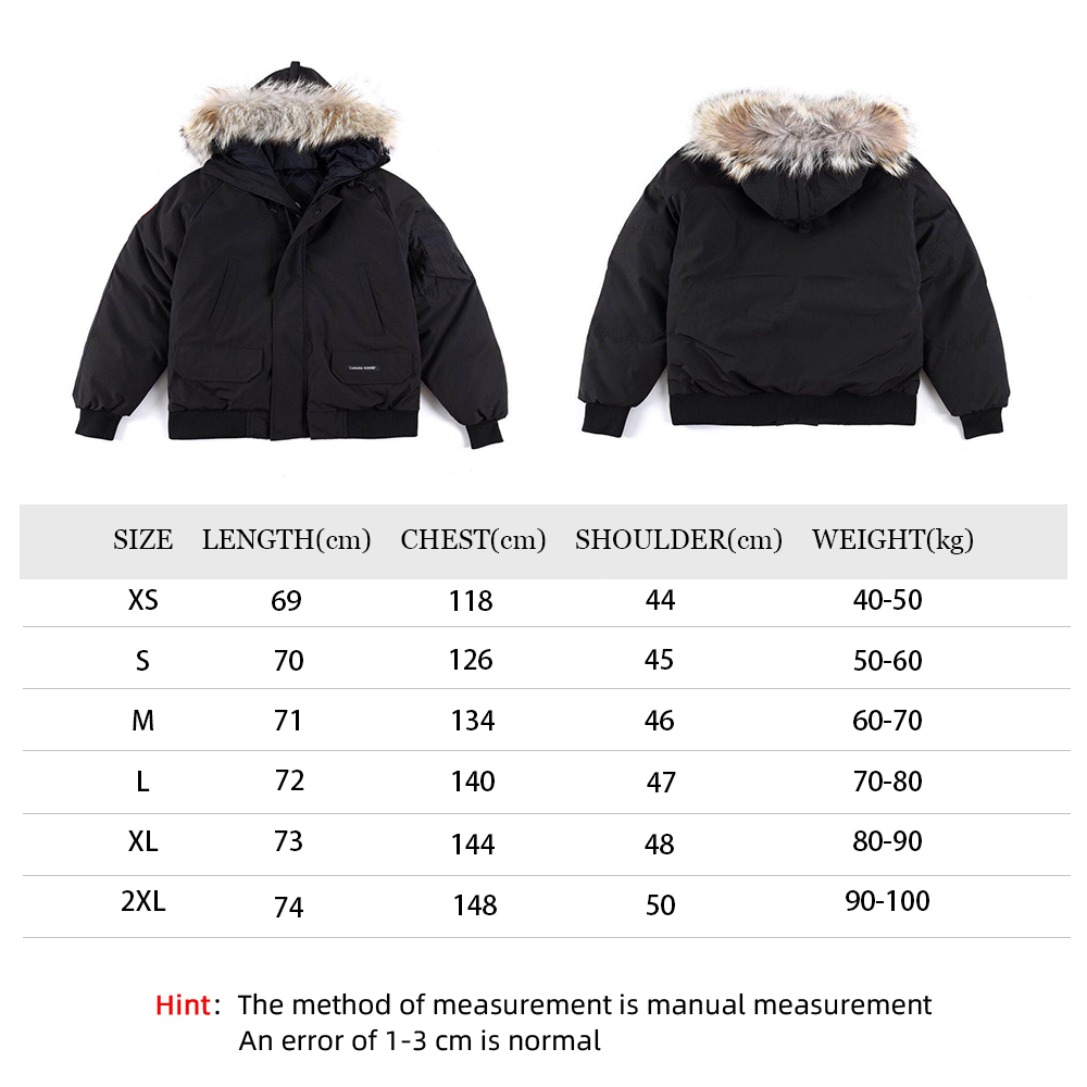 Can*a Go*e chilliwack 7999m bomber jacket short down jacket
