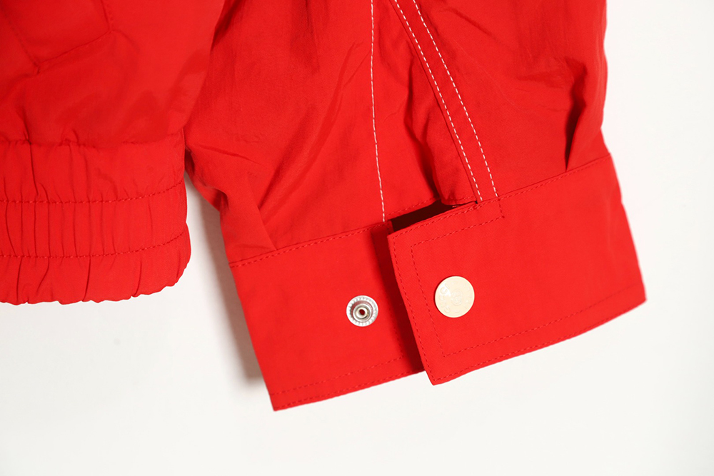 G*u*i 2023 autumn and winter new style contrast color casual two-wear vest jacket