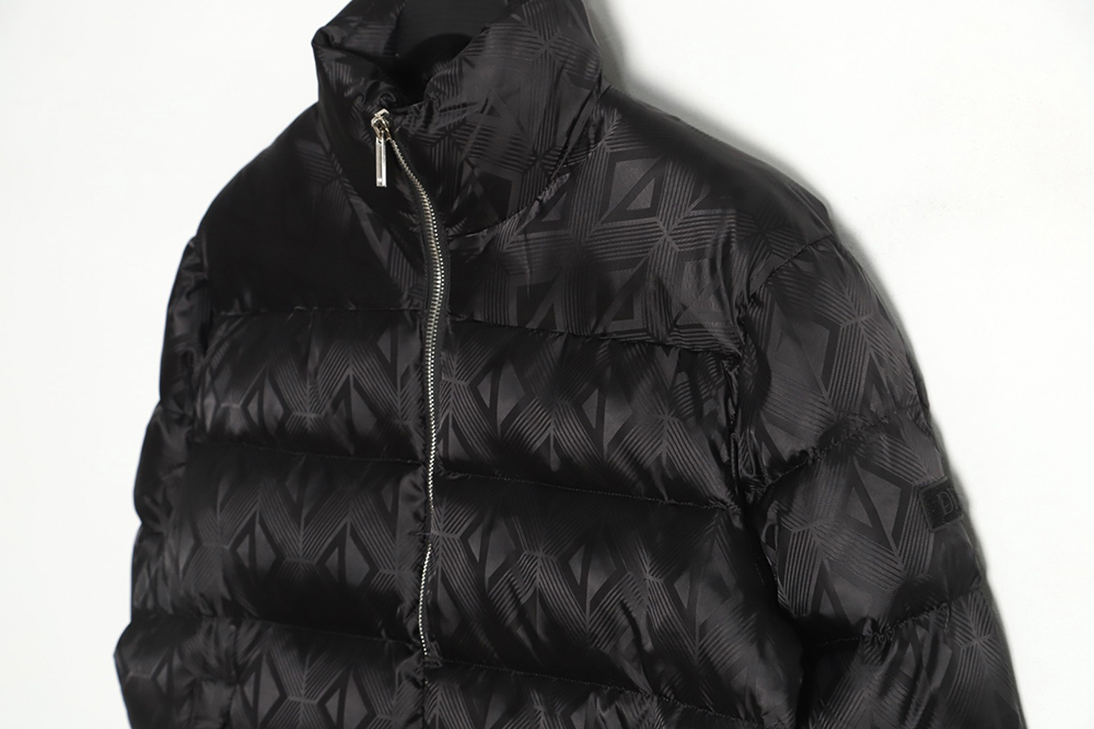 d*or 20fw all-over printed dark pattern Di*m*nd down jacket