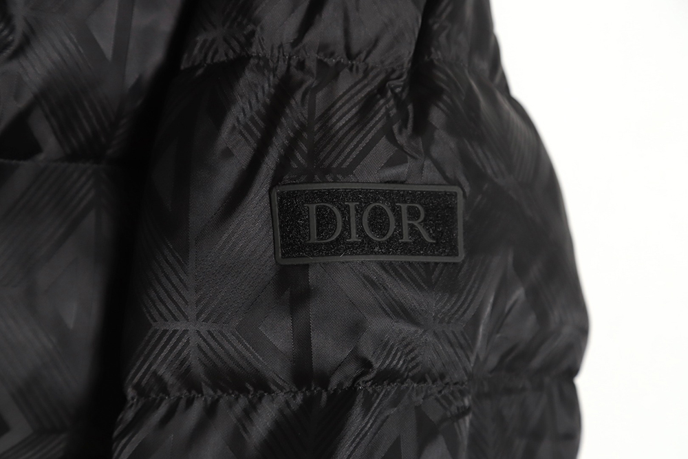 d*or 20fw all-over printed dark pattern Di*m*nd down jacket