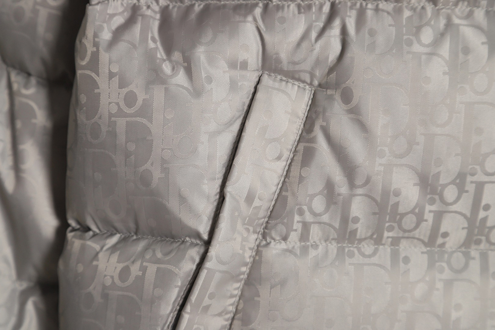 D*or 20fw all over printed dark pattern presbyopic down jacket