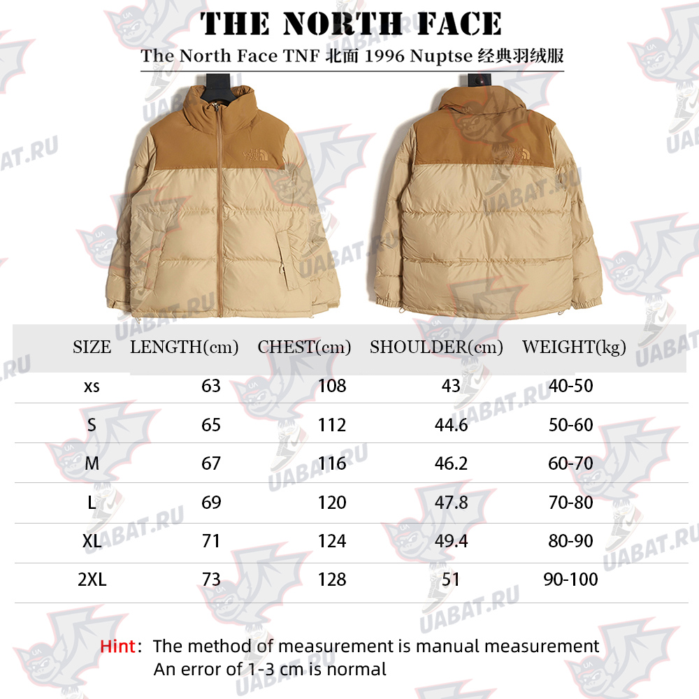 the nor*h F**e 1996 nuptse classic down jacket