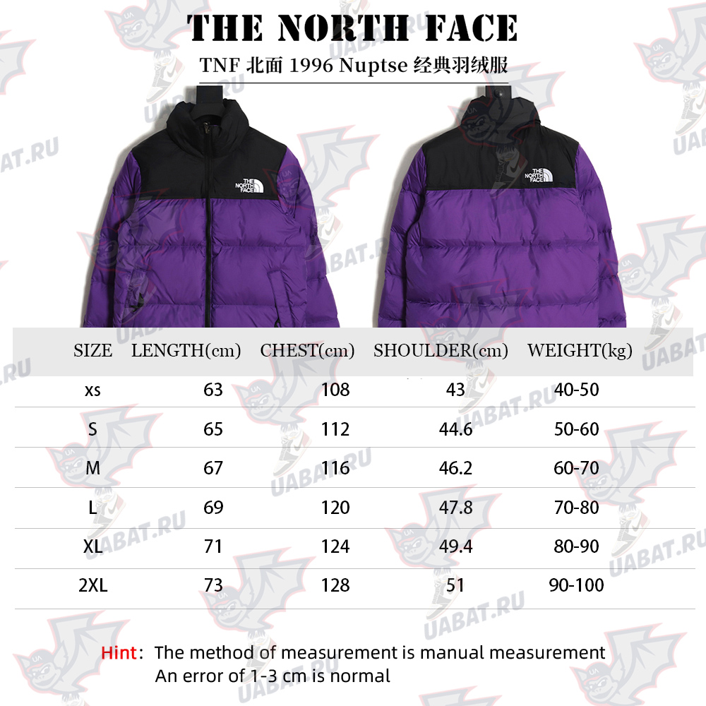 the nor*h F**e 1996 nuptse classic down jacket