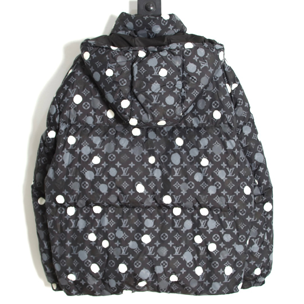 l0*is V*t0n x yayoi kusama 23fw joint polka dot down jacket