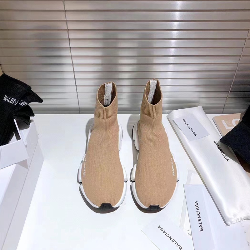 Ba*len*cia*ga speed trainer ''beige white''
