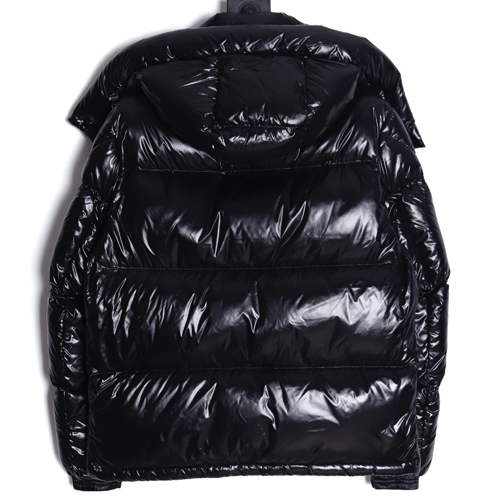 Moncler 23FW GRENOBLE series knitted patchwork down stand collar casual jacket