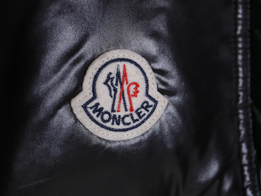 Moncler 23FW GRENOBLE series knitted patchwork down stand collar casual jacket