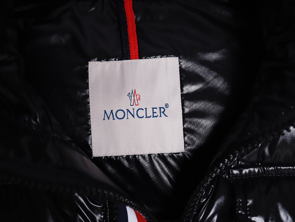 Moncler 23FW GRENOBLE series knitted patchwork down stand collar casual jacket