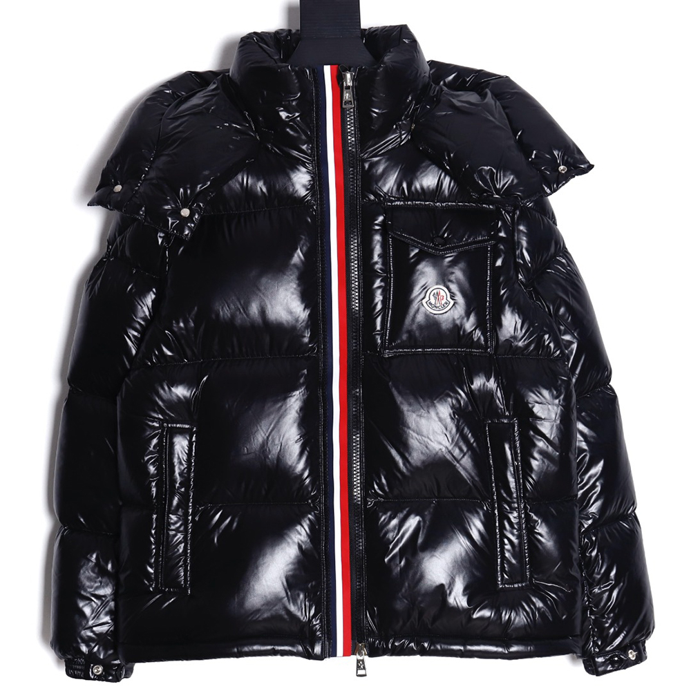Moncler 23FW GRENOBLE series knitted patchwork down stand collar casual jacket