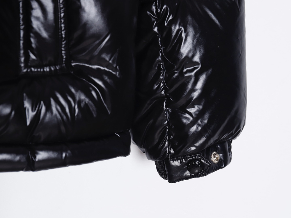 Moncler 23FW GRENOBLE series knitted patchwork down stand collar casual jacket