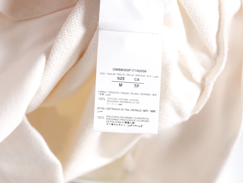 OFF-WHITE Monet oil painting printed zipper hoodie