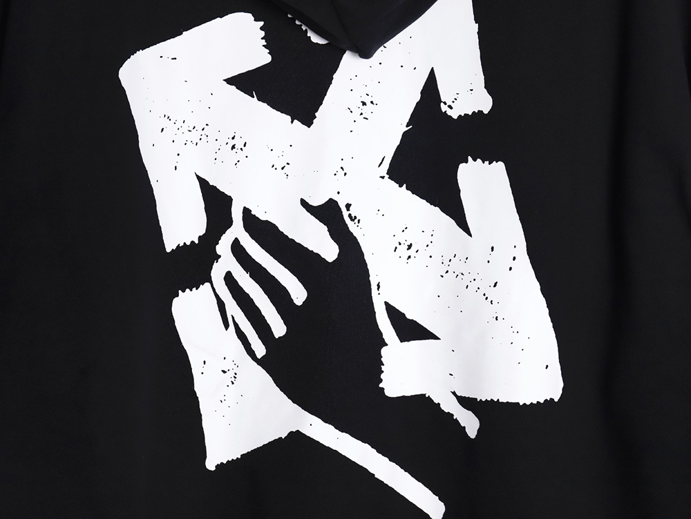 OFF-WHITE palm cut print hoodie