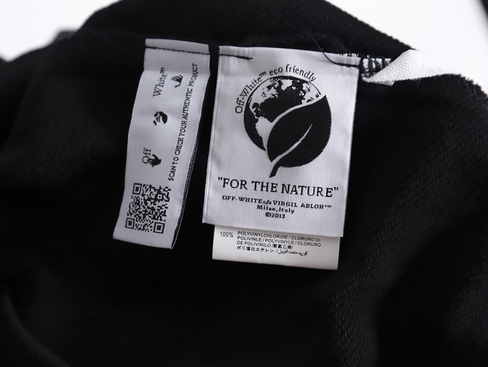 OFF-WHITE palm cut print hoodie