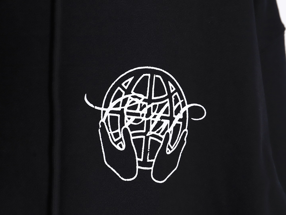 OFF-WHITE palm cut print hoodie