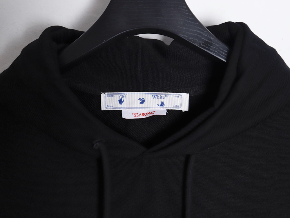 OFF-WHITE palm cut print hoodie